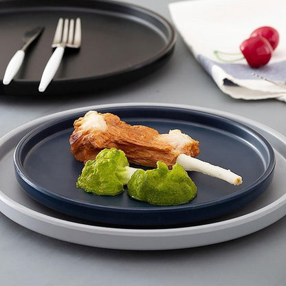 Rustic Country Style Melamine Dinner Plate Set