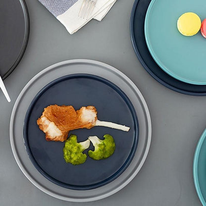 Rustic Country Style Melamine Dinner Plate Set