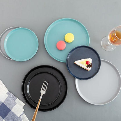 Rustic Country Style Melamine Dinner Plate Set