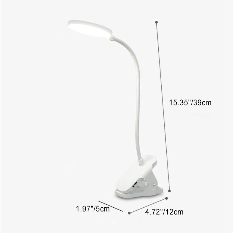 Compact Portable LED Desk Lamp with USB Rechargeable Nightlight
