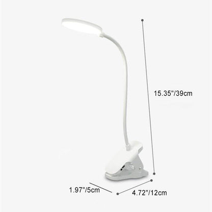 Compact Portable LED Desk Lamp with USB Rechargeable Nightlight