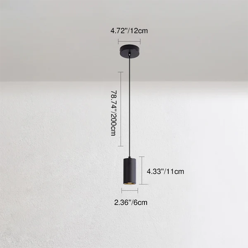 Simple Industrial Metal Pendant Light Fixture