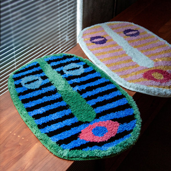 Colorful Face Non-Slip Bath Mat - Fesara