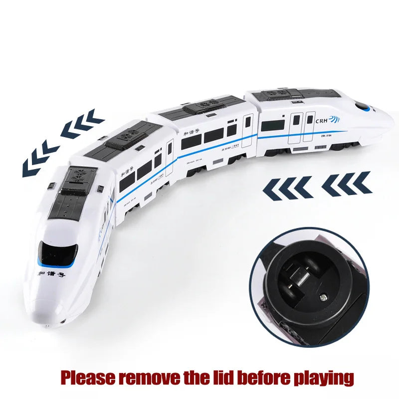 Fesara Train Express Toy Train with Flashing Lights