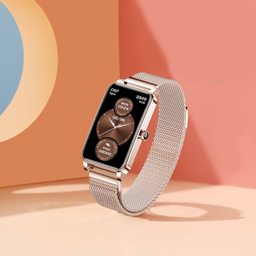 Slim Women's Fitness Watch with Heart Rate Monitor