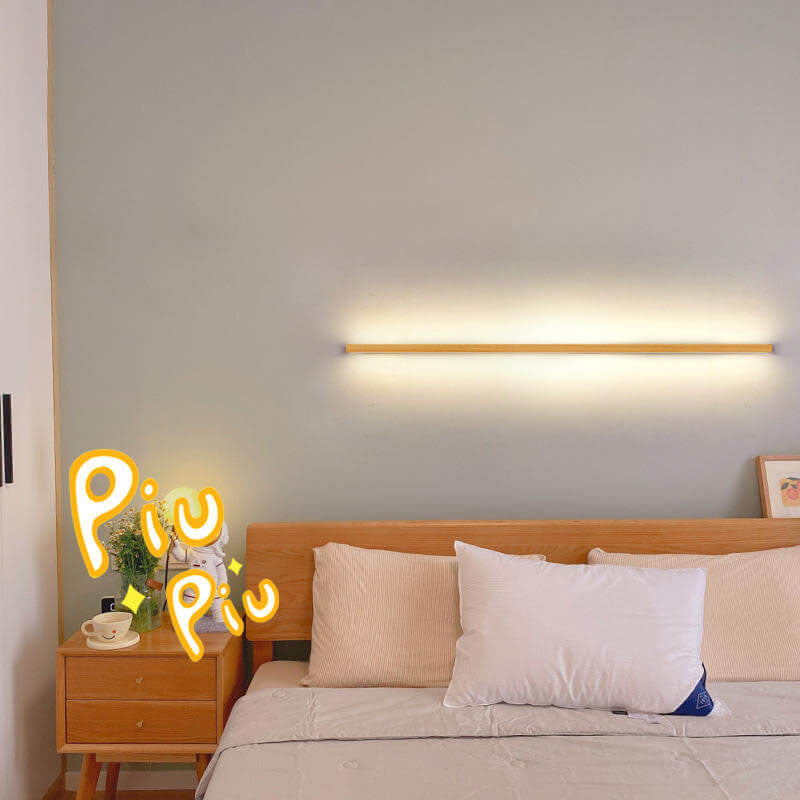 ZenBeam | Elegant Minimalist Solid Wood LED Wall Light Sconce 10