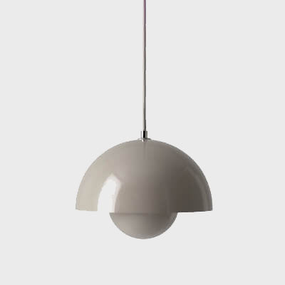 Stylish Half Round Pendant Light Fixture