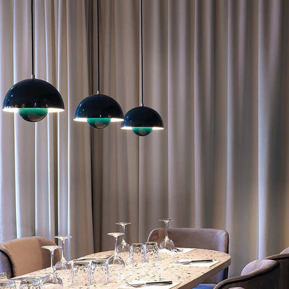 Stylish Half Round Pendant Light Fixture