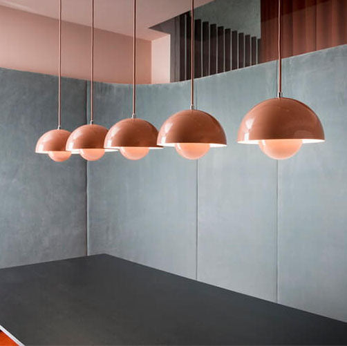 Stylish Half Round Pendant Light Fixture