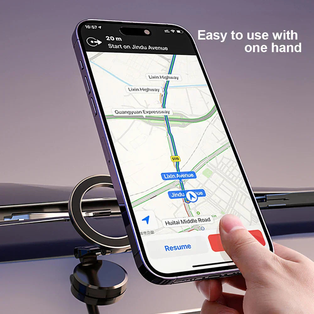 Universal Adjustable Car Phone Mount with Strong Magnet