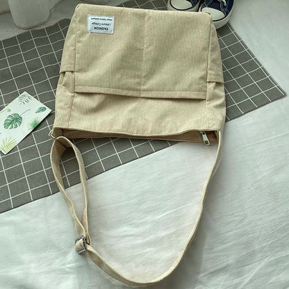 Versatile Canvas Crossbody Bag – Durable Daily Shoulder Bag