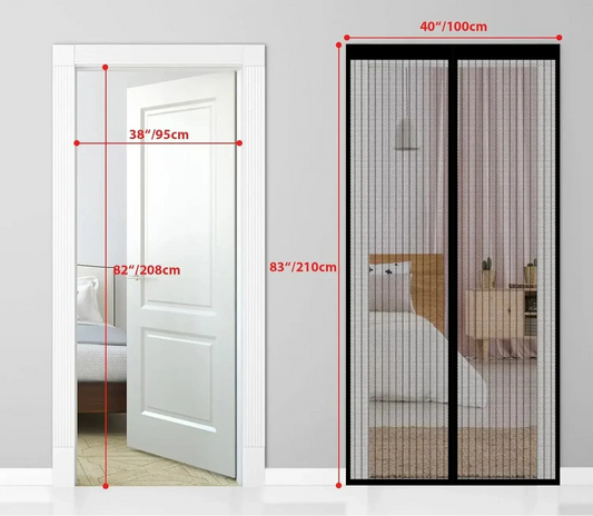 Easy Fit Magnetic Screen Door - Fesara