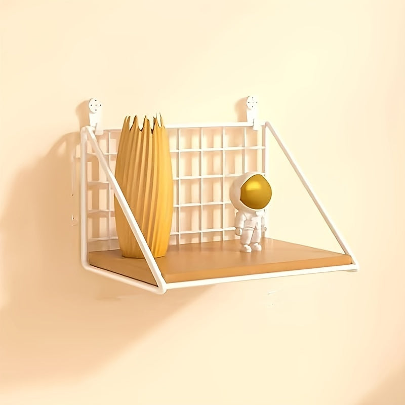 Sleek Metal Wall Shelf