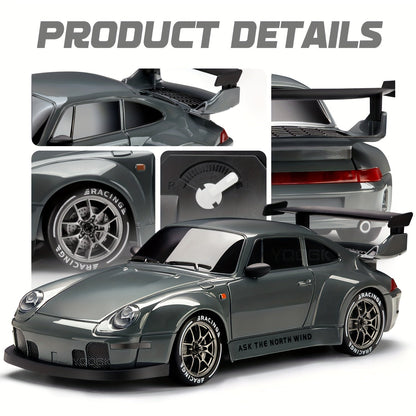 Fast Rechargeable 4WD RC Drift Car with LED Lights