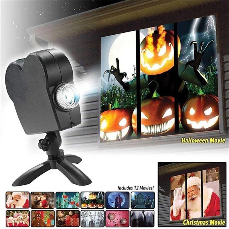 Halloween Hologram Projector Light Show - Fesara