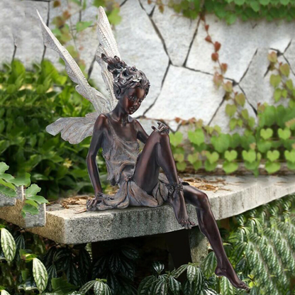 Magical Garden Fairy Figure - Durable Outdoor Decor Statue