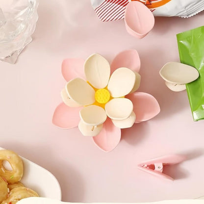 Colorful Floral Fridge Magnet Clip