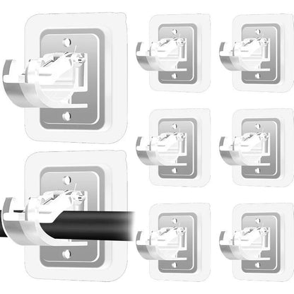 Easy Fit Curtain Rod Brackets - No Drill Required