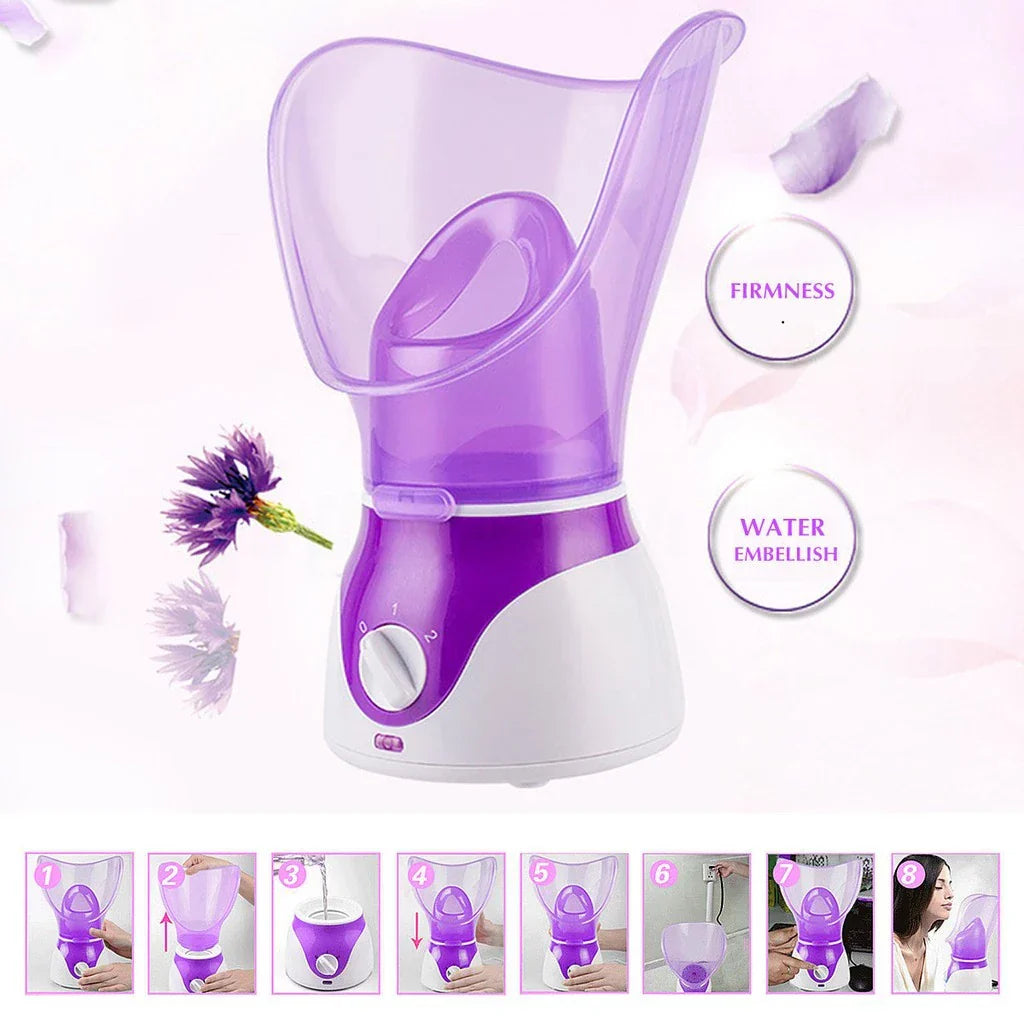Portable Facial Steamer With Adjustable Settings