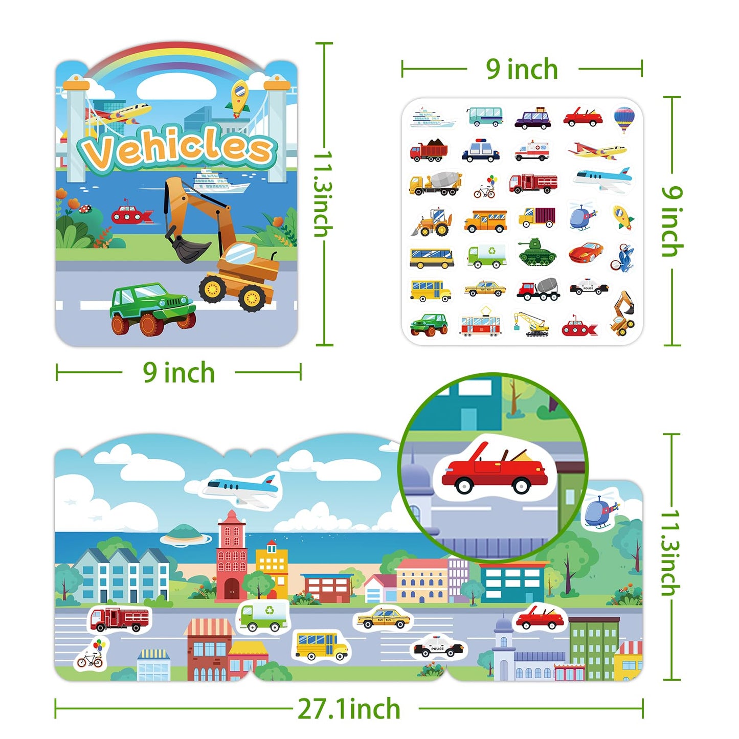 Fun Interactive Sticker Book for Kids