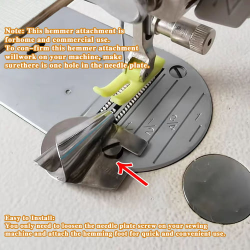 Professional Edge Sewing Hemmer Foot