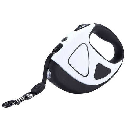 Glowing Retractable Dog Leash with Reflectors