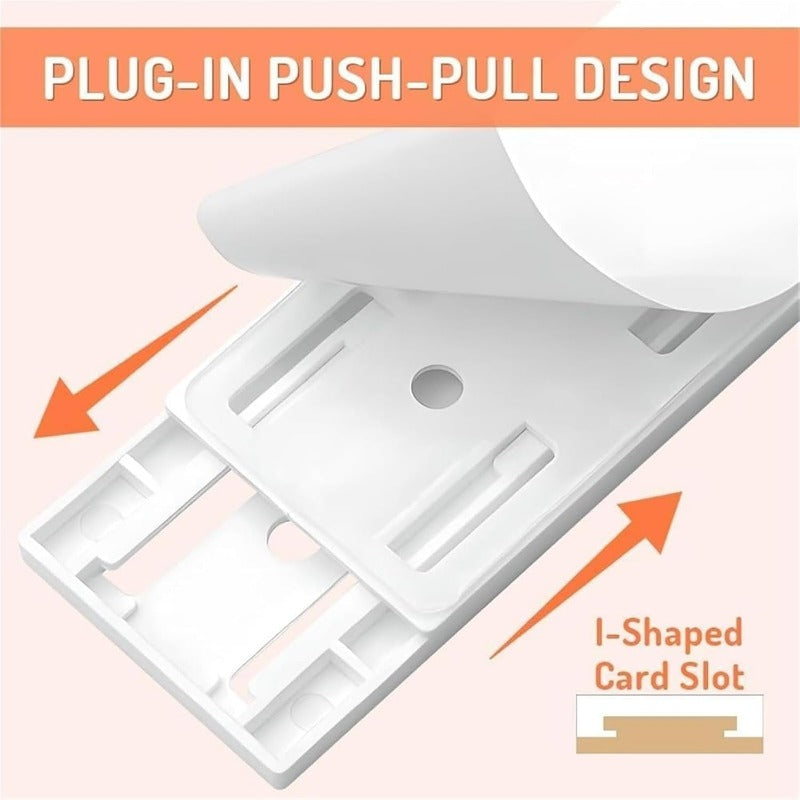 Easy Install Power Strip Holder with Slide Track