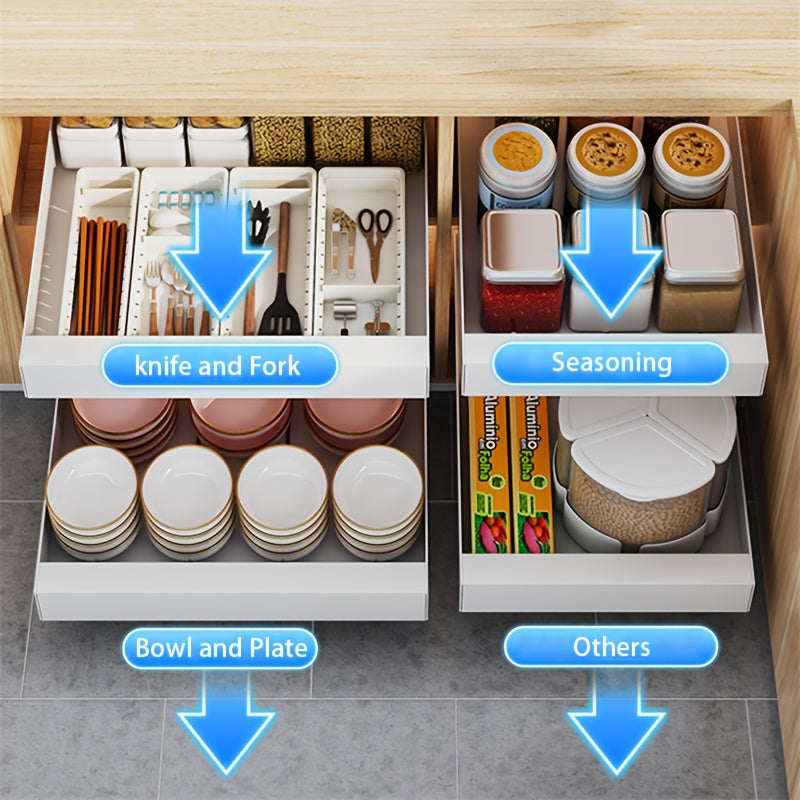 Compact Kitchen Slide Out Storage Shelf