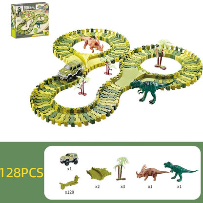 Fun Flexible Train Track Play Set - Fesara