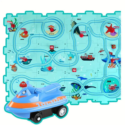 Fun Track Building Block Set