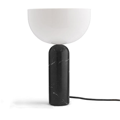 Elegant Marble Table Lamp with Gold Details