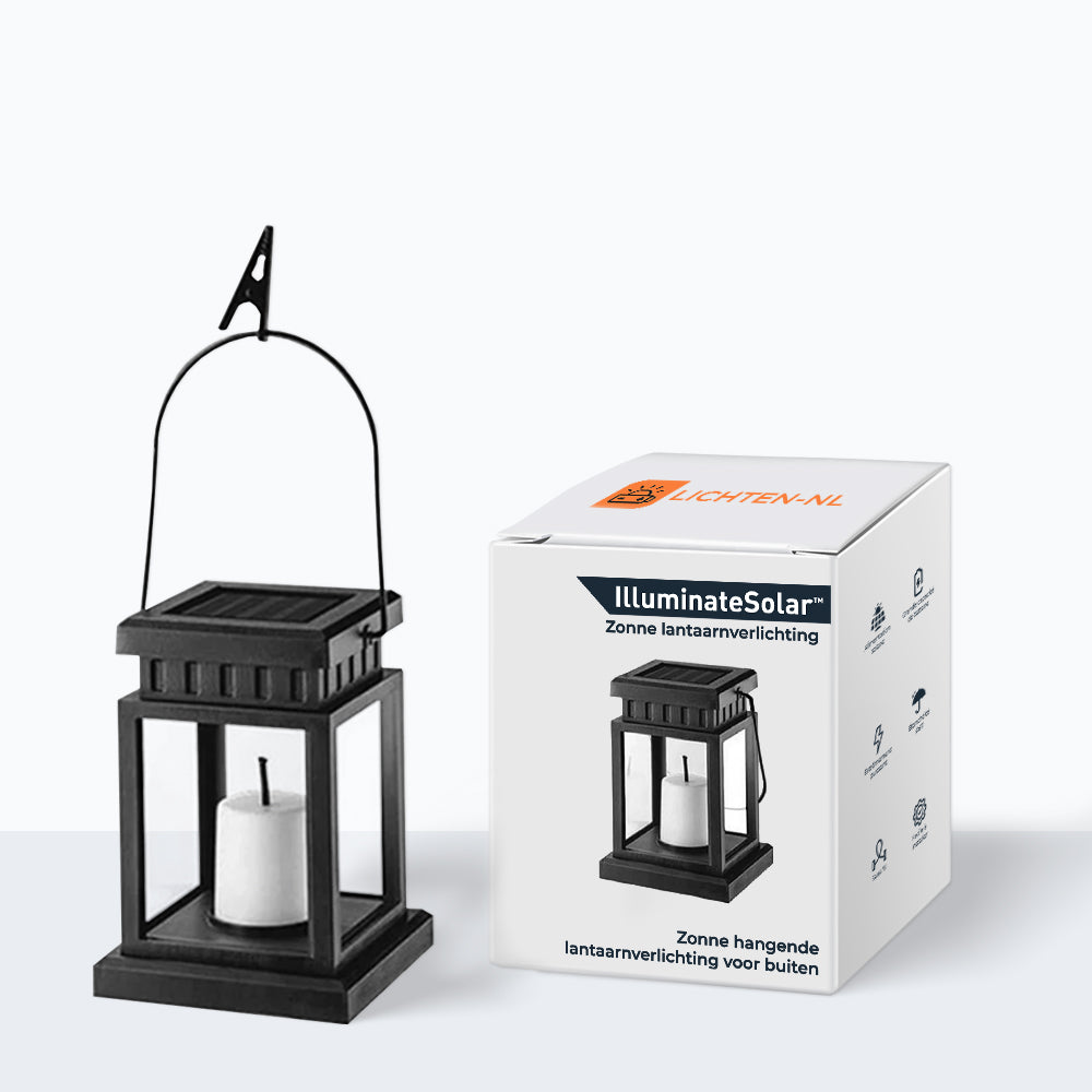 Outdoor Solar Powered Garden Lantern - Fesara