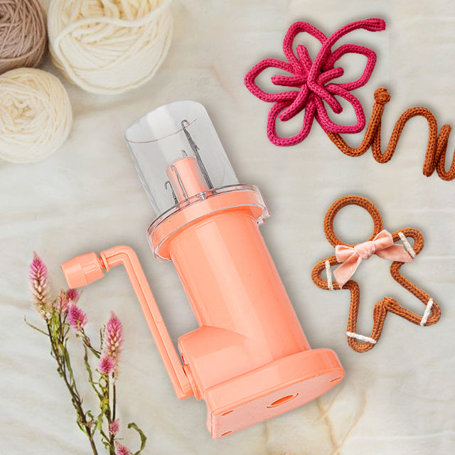 Portable Hand Knitting Loom Tool