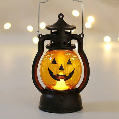 Small Spooky Pumpkin String Light Lamp - Fesara