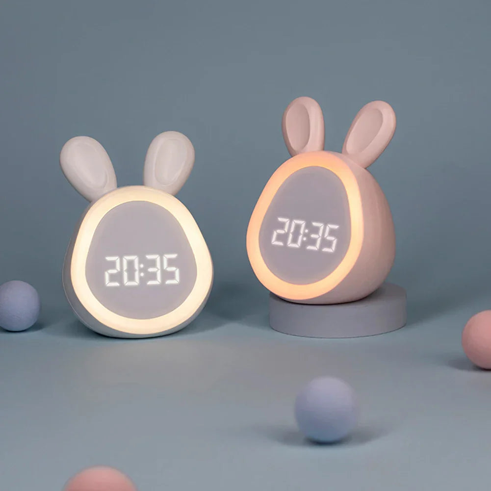 Fun Kids Alarm Clock with Nightlight & Dimmable Light - Fesara