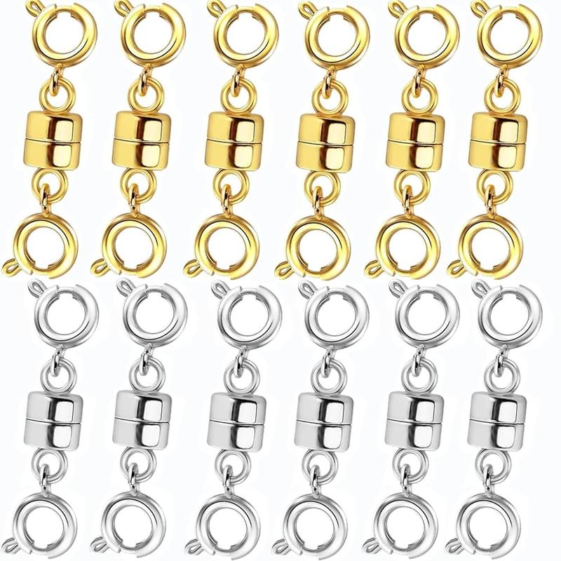Adjustable Magnetic Jewelry Extender Clasps