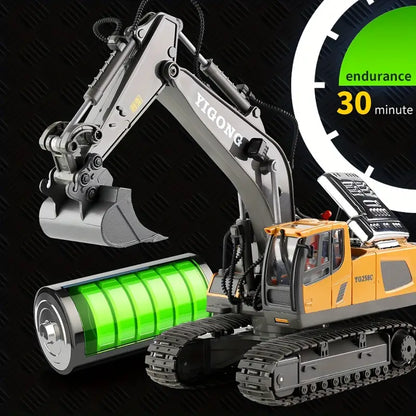 Powerful RC Digging Excavator Toy