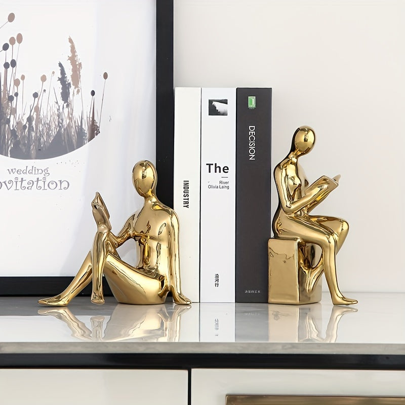 Stylish Ceramic Book Ends for Modern Home Decor