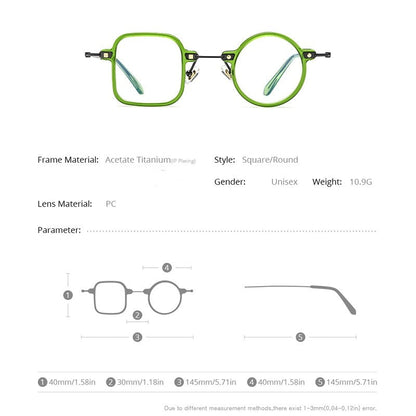 Unique Mens Titanium Glasses Frame