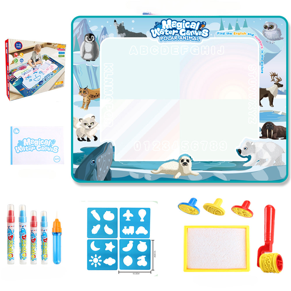 Colorful Aqua Art Panel