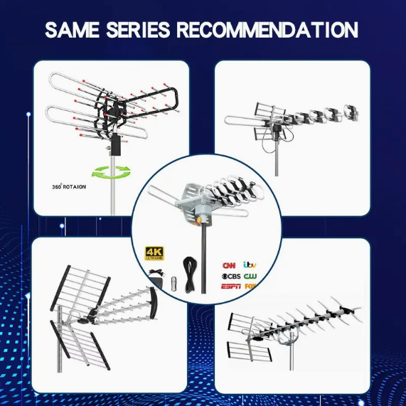 Fesara | Outdoor HD TV Antenna with 360 Degree Rotation