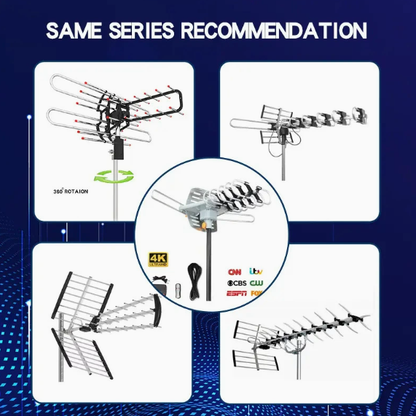 Fesara | Outdoor HD TV Antenna with 360 Degree Rotation