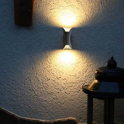 Contemporary Iron Exterior Wall Light