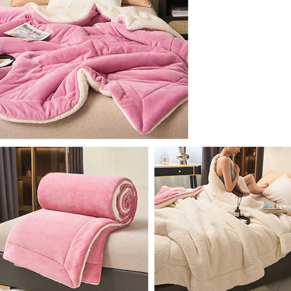 Plush Double Sided Velvet Throw Blanket