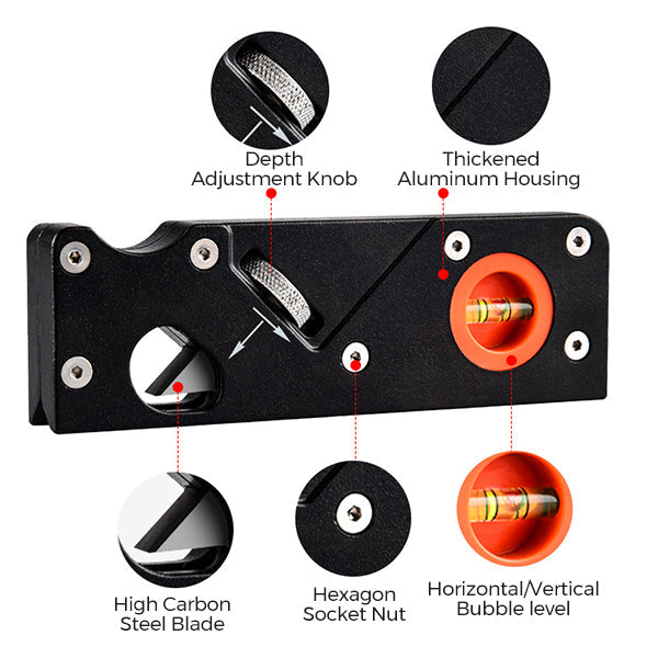 Woodworking Edge Trimmer Corner Flattener Tool