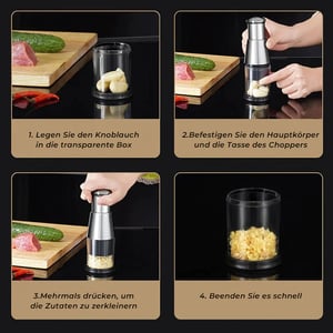 Easy Garlic Press Chopper Tool
