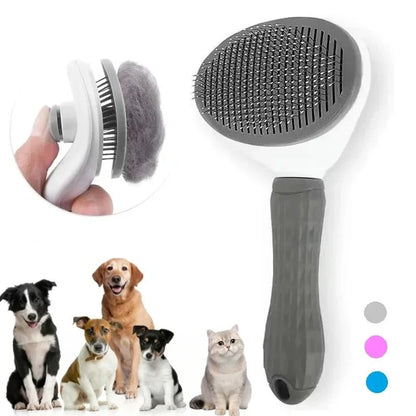 Gentle Pet Grooming Brush for Dogs and Cats