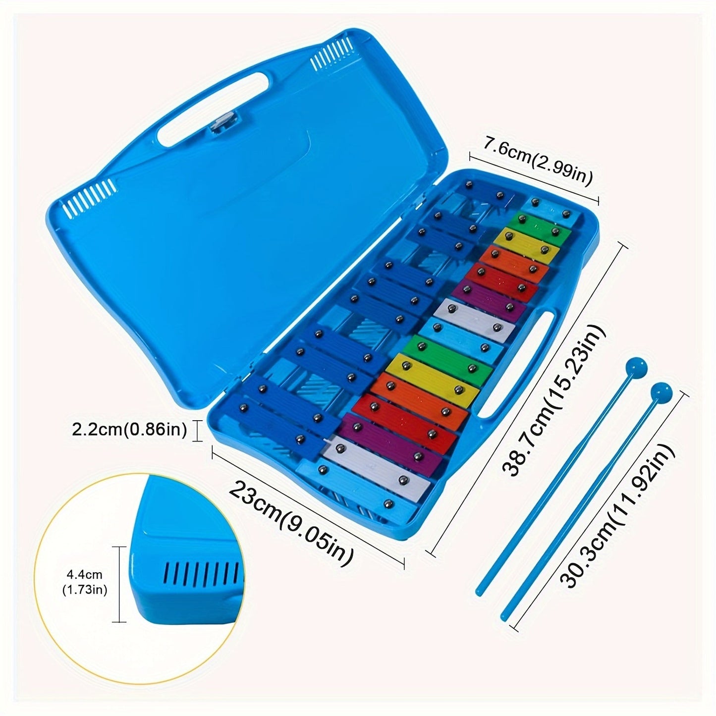 Fun Kids Xylophone Set with Travel Bag