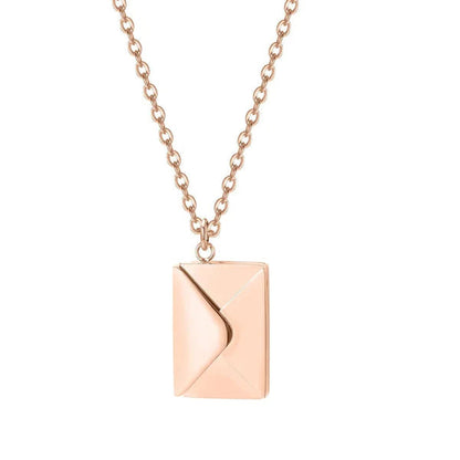 Heartfelt Message Pendant Necklace for Her
