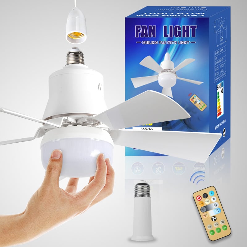 Compact 2-in-1 Ceiling Fan and Light Kit